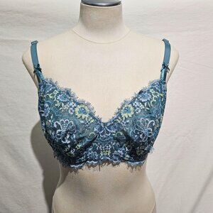 Victoria's Secret Dream Angels Floral Lace Balconette Bra 36F